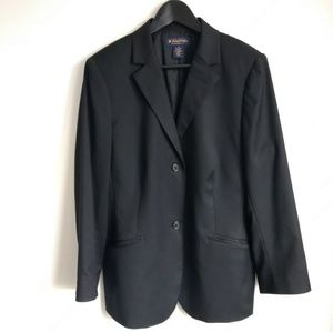Brooks Brothers Women's Wool Black Blazer